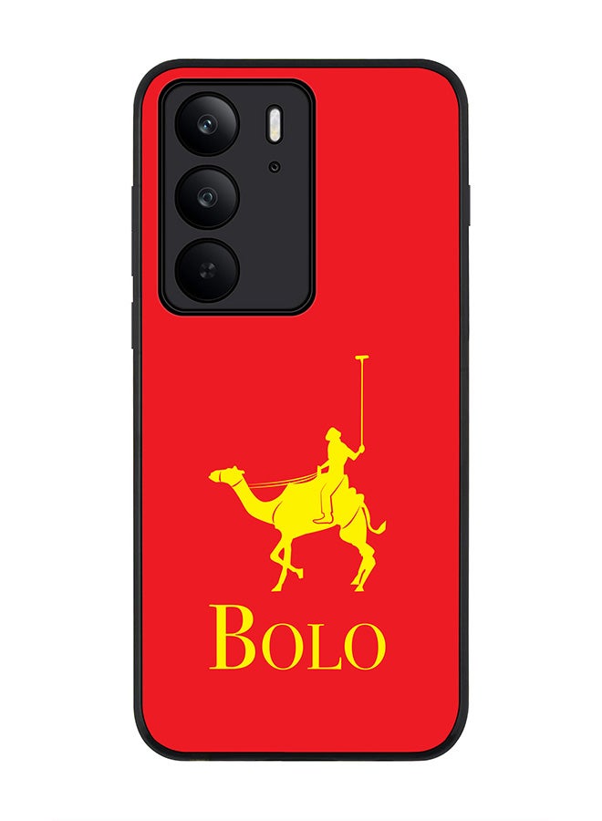 For Realme C75x / C75 4G Case,Slim fit Camera Protection, Shockproof Thin Phone cover  - BOLO Red